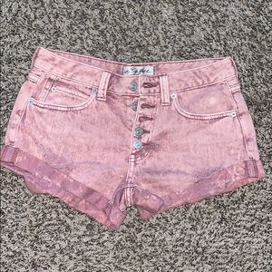 NWOT Free People Low Rise Denim Shorts Size 24
